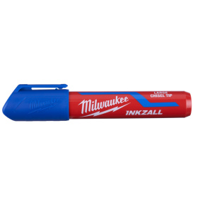 Značkovač INKZALL modrý s plochým hrotem Milwaukee L