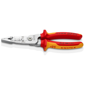 Kleště multifunkční elektrikářské 200 mm do 1000 V VDE Knipex