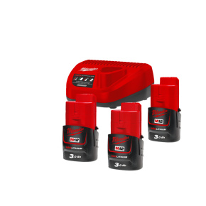 Akumulátor s nabíječkou M12NRG-303 sada POWERPACK Milwaukee