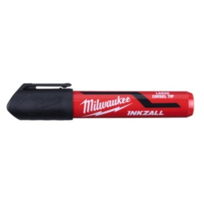 Značkovač INKZALL černý s plochým hrotem Milwaukee L