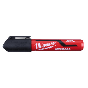 Značkovač INKZALL černý s plochým hrotem Milwaukee L