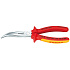 Kleště půlkulaté zahnuté VDE 200mm 1000V Knipex 