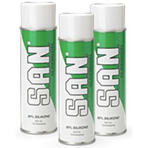S.A.N. spray silikonový lubrikant 500 ml