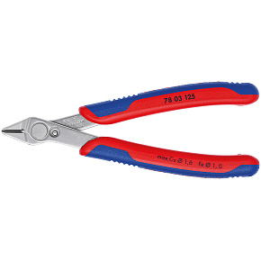 Kleště štípací malé bez fazety PN1 INOX 125mm, Knipex