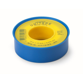 Páska teflonová Unitape 12m x 0,075 mm x12 mm